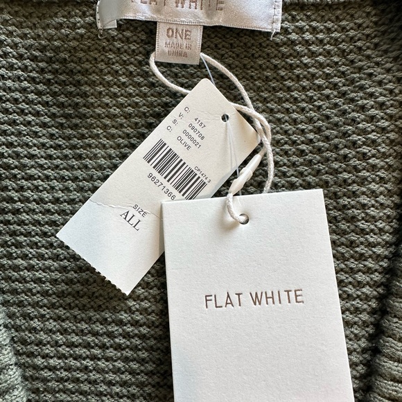 Anthropologie Flat White Cardigan Sweater - Picture 6 of 8